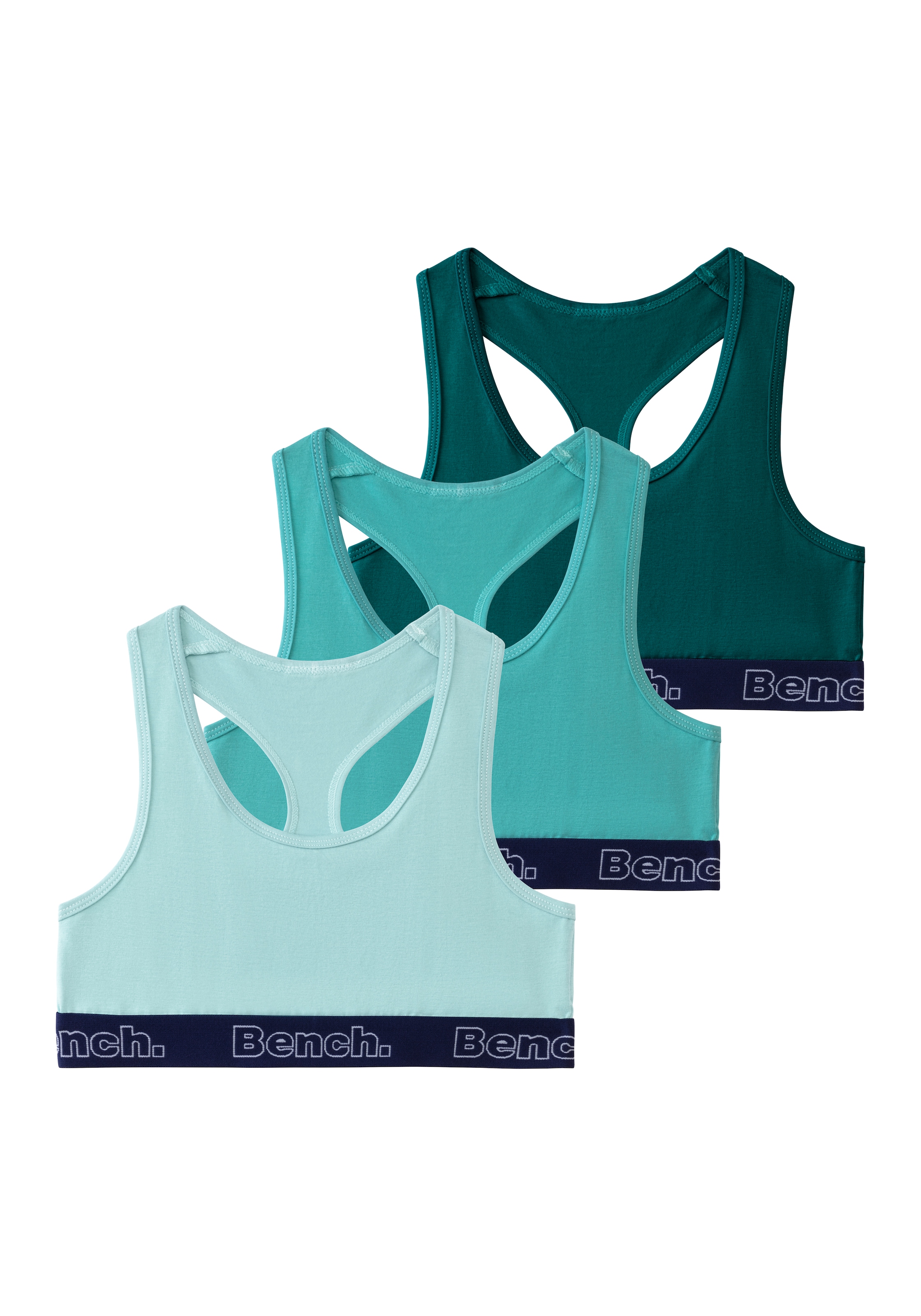 BENCH Бюстье Бюстгальтер в Синий: спереди