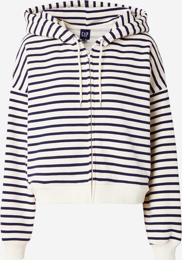 GAP Sweat jacket 'ABBREVIATED' in Navy / White, Item view