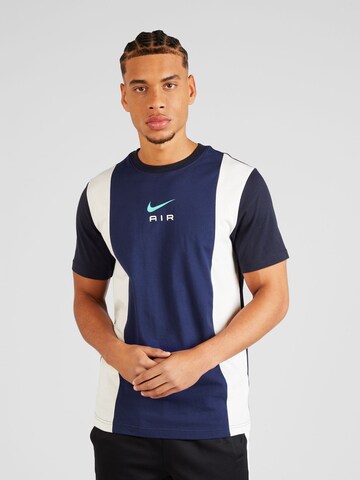 Nike Sportswear Shirt 'AIR' in Blue: front