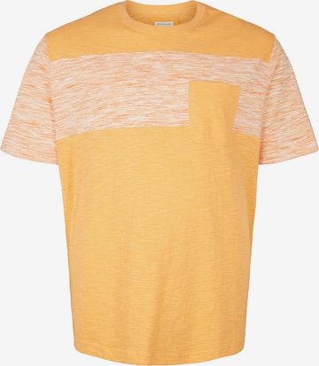 T-Shirt TOM TAILOR Men + en orange : devant