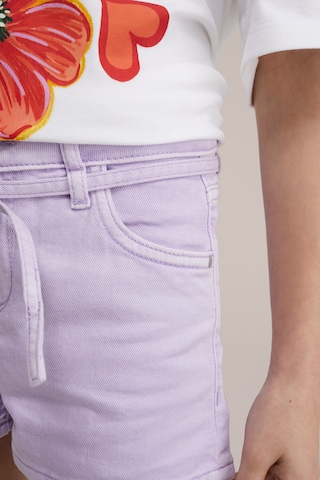 WE Fashion Slimfit Τζιν σε λιλά