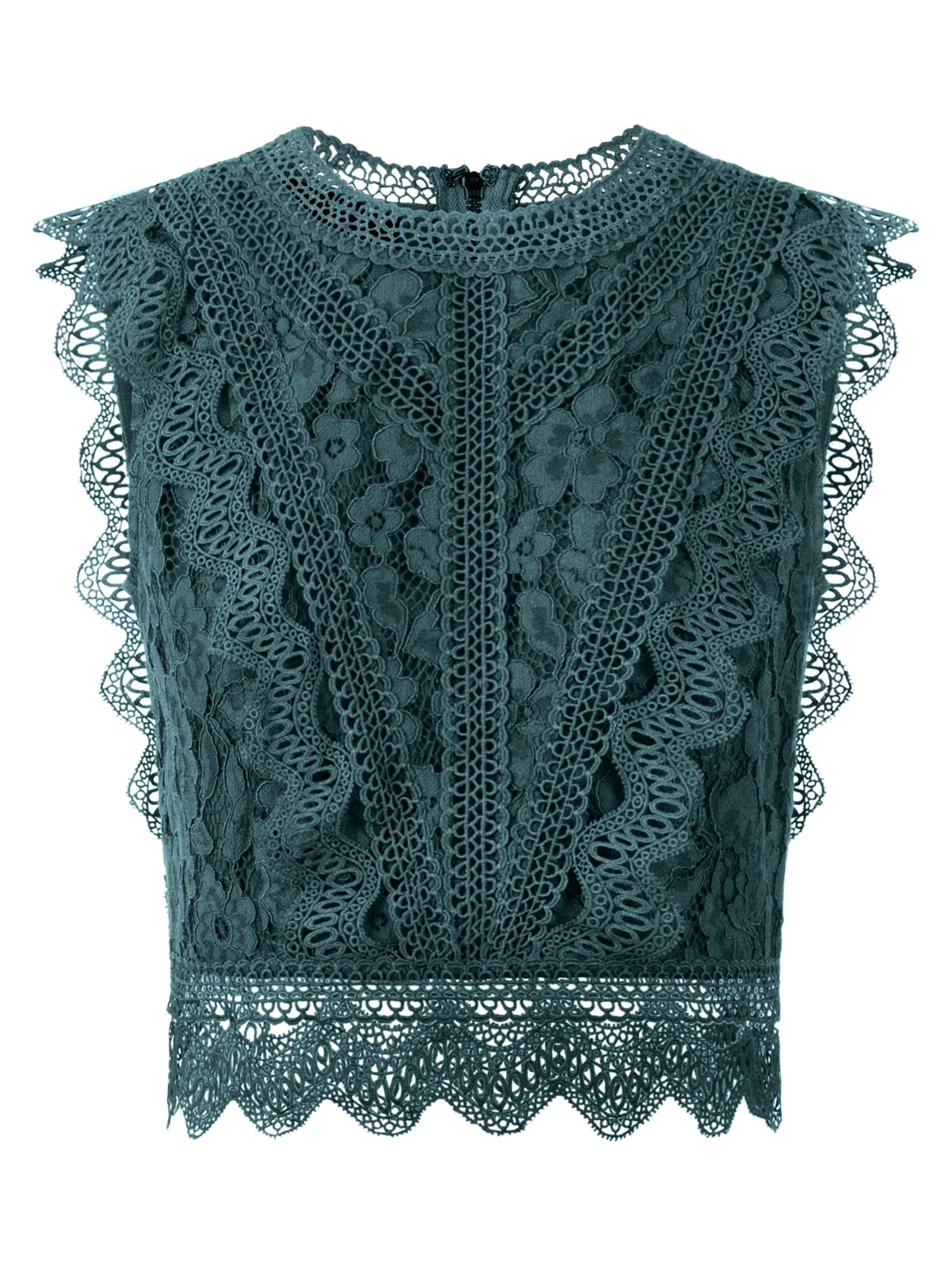 APART Top in Green: front