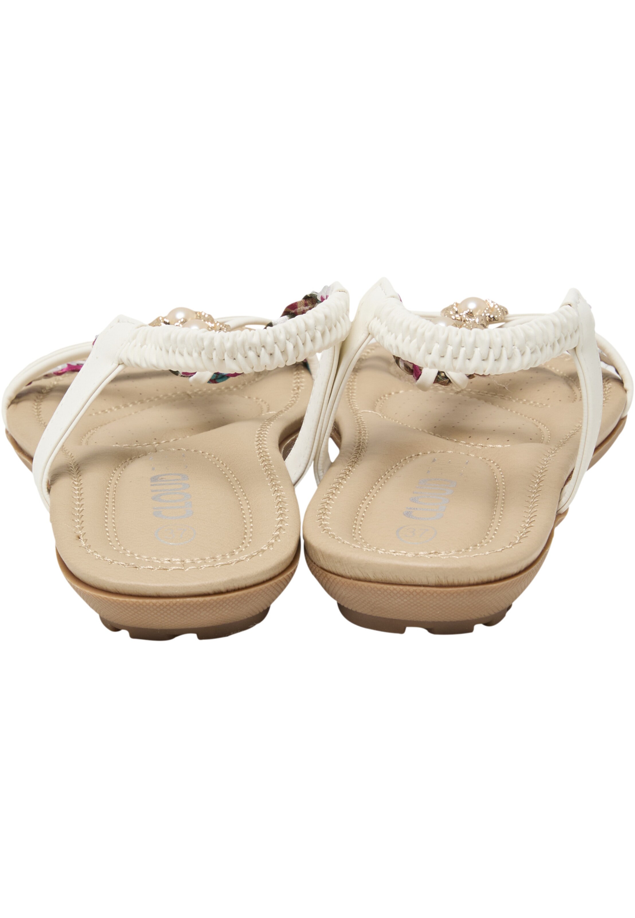 Sandalo con cinturino 'Wiliam' di Cloud5ive in bianco