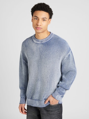 WEEKDAY - Pullover 'Daniel' em azul: frente