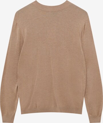 Pull-over Pull&Bear en beige : devant