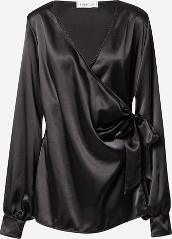 Camicia da donna di Femme Luxe in nero: frontale