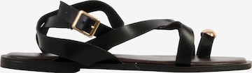 Sandalo di Joia in nero: frontale