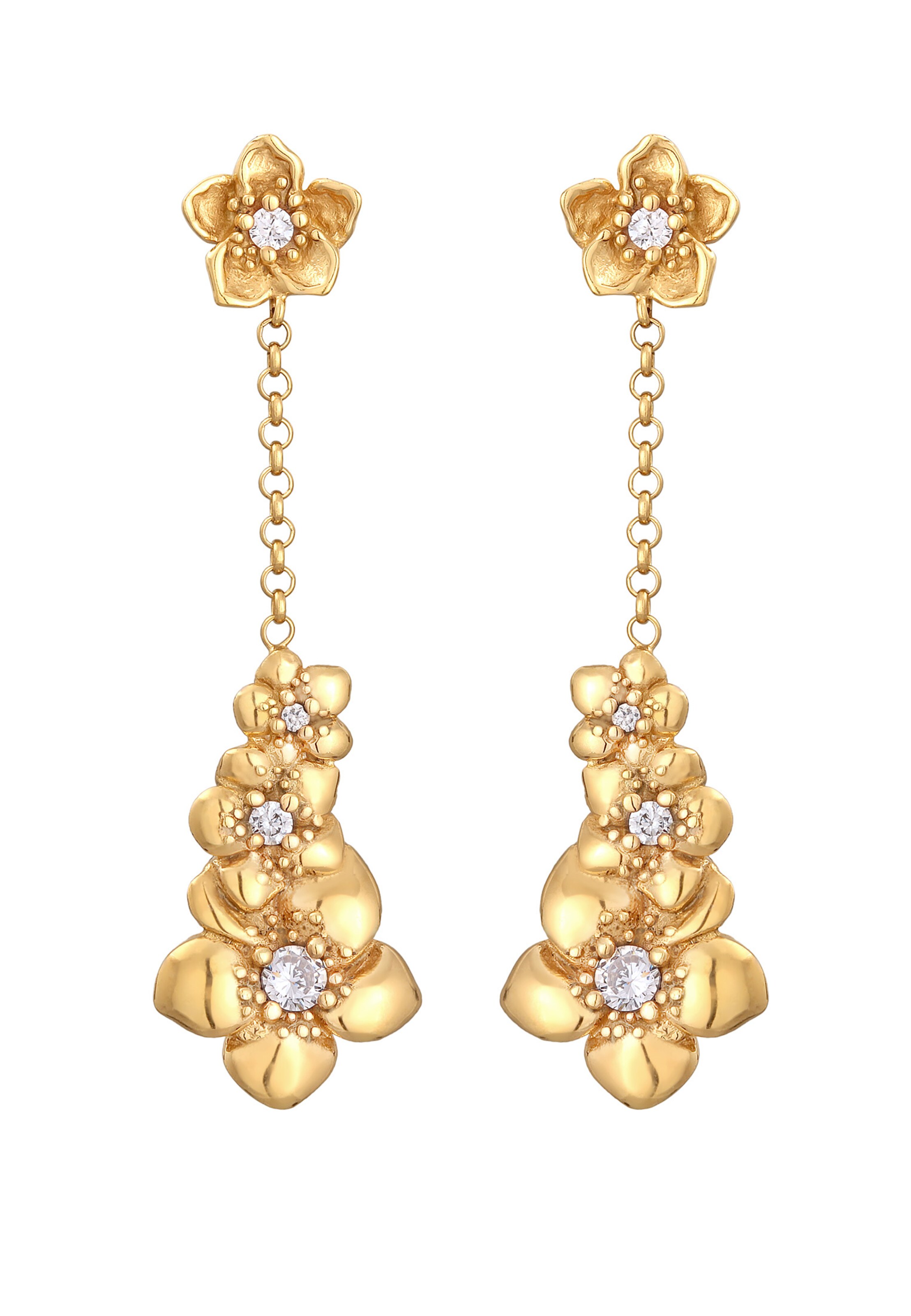 Boucles d'oreilles 'Blume' ELLI en or