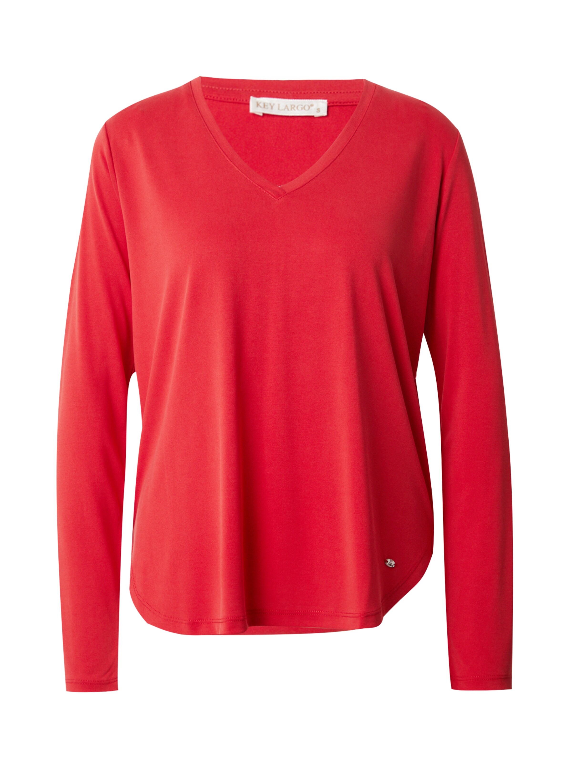 Key Largo Shirt &#x27;TARA&#x27; in Rood: voorkant