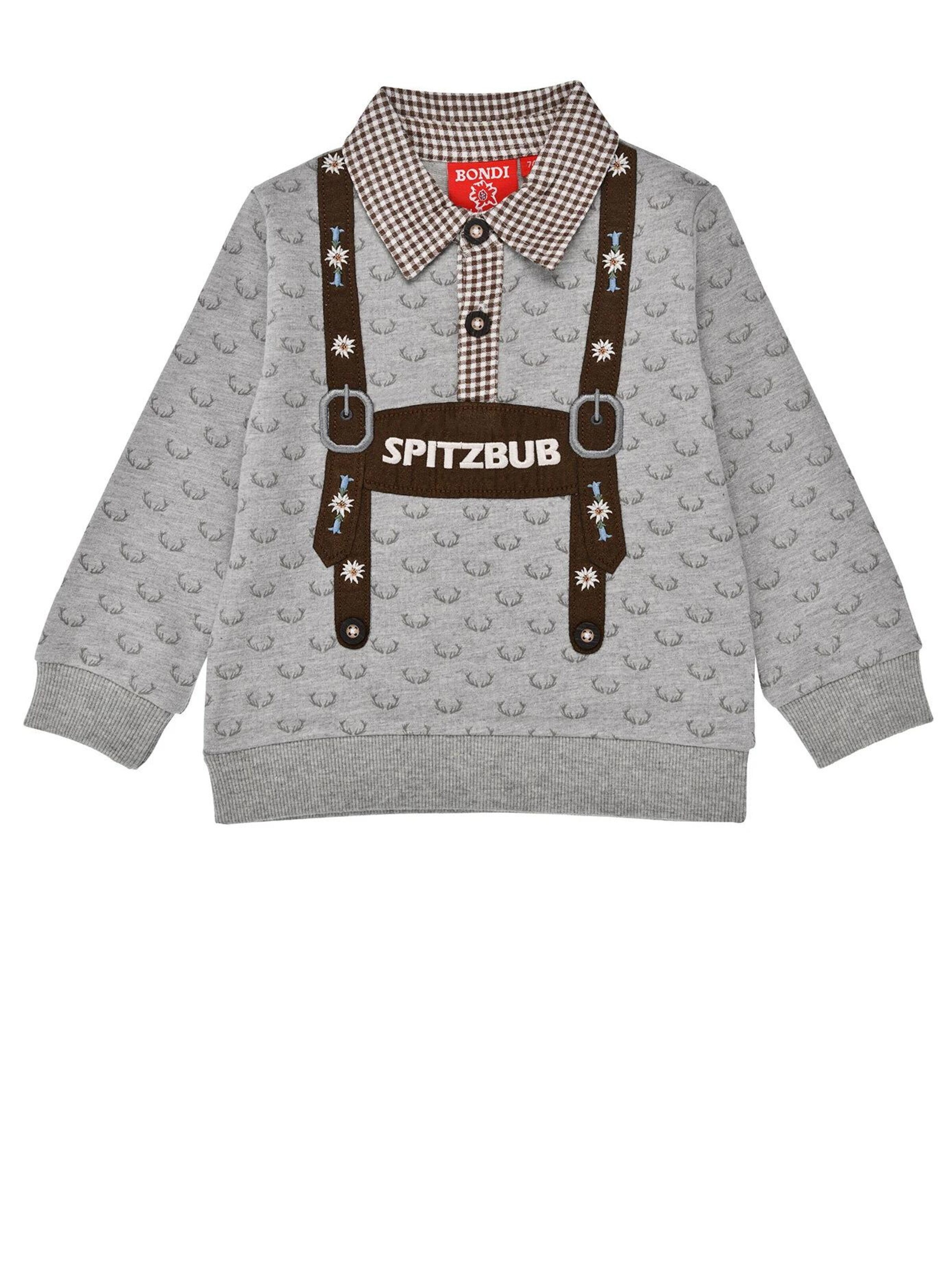 BONDI Sweatjacke‌‌‌‌‌‌‌‌‌‌ in Grau: Vorderseite