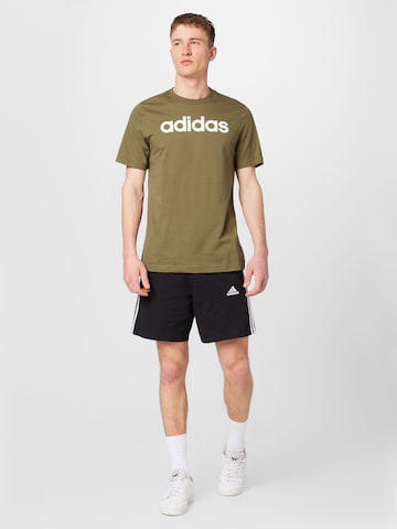 ADIDAS SPORTSWEAR Koszulka 'Essentials' w kolorze zielony