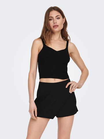 ONLY Knitted Top 'MIRI' in Black: front