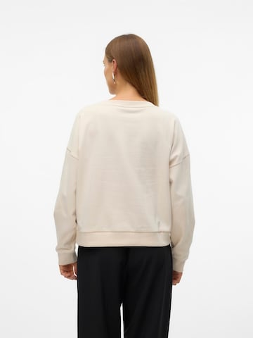 VERO MODA Μπλούζα φούτερ 'VMHELEN TRINA' σε μπεζ