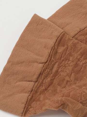 CALZEDONIA Knee High Socks in Beige