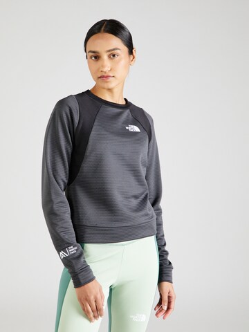 THE NORTH FACE Sportsweatshirt 'Mountain' in Grau: predná strana