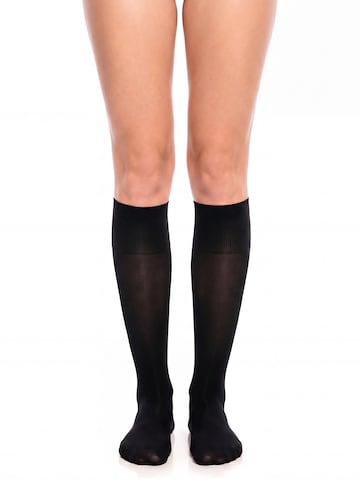 GLAMORY - Calcetines hasta la rodilla 'Fit 50 extraweite Kniestrümpfe' en negro