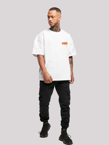 T-Shirt 'WYLD WILD' F4NT4STIC en blanc