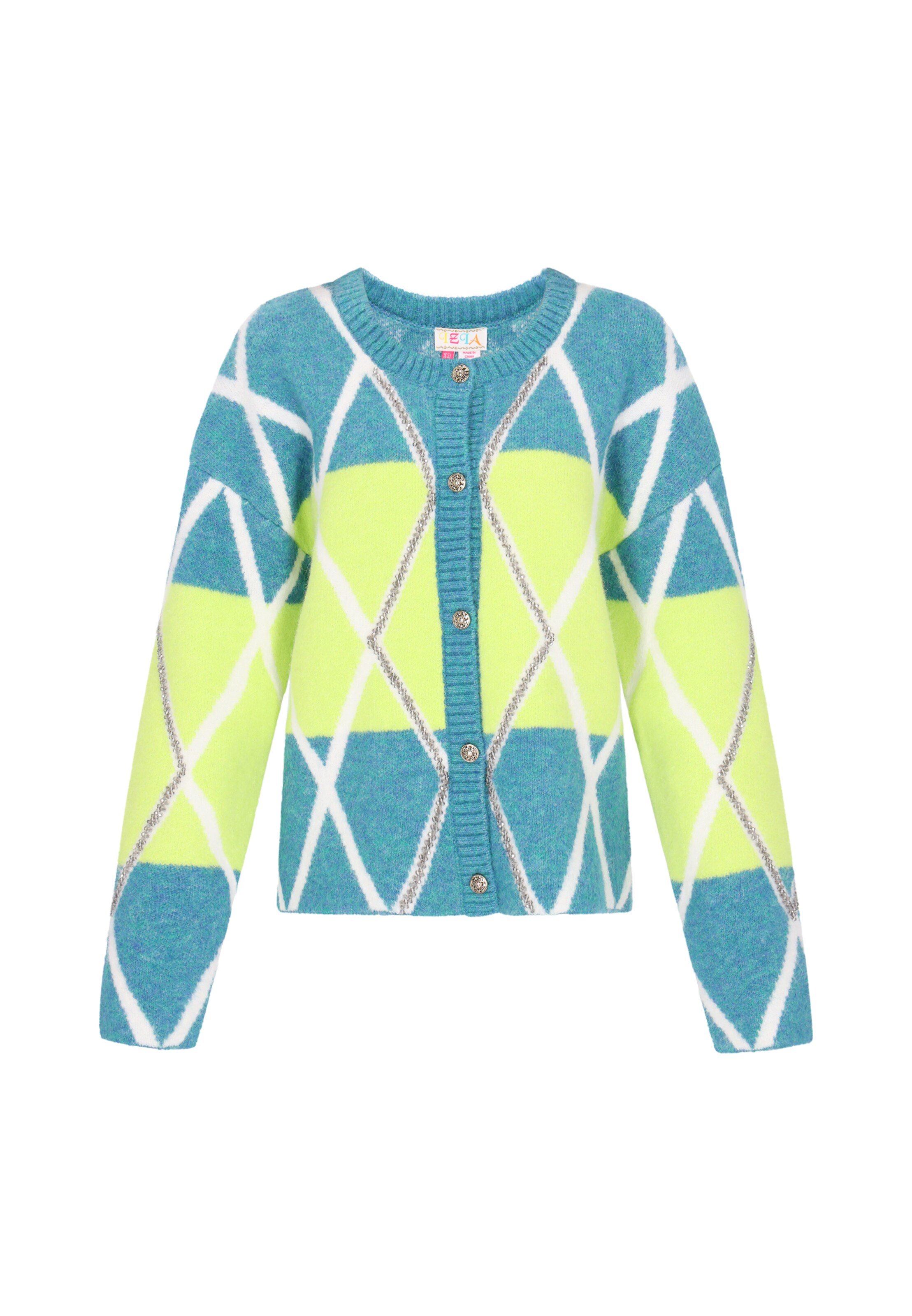 mėlyna IZIA Kardiganas: priekis