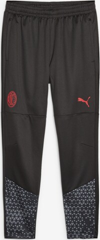 PUMA Workout Pants 'AC Milan' in Black: front