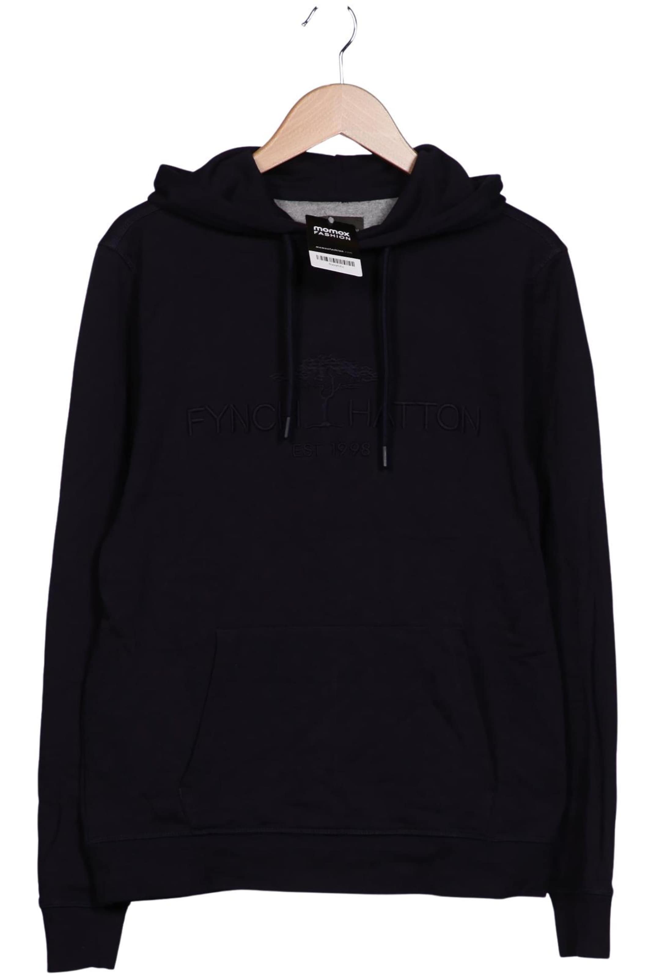 FYNCH-HATTON Sweatshirt & Zip-Up Hoodie in S in Blue: front