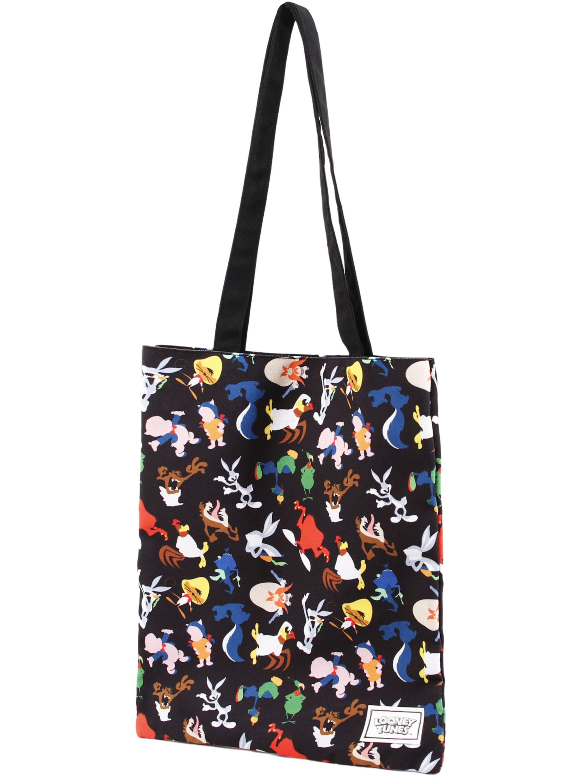 Warner Bros. - Bolso 'Looney Tunes Gang' en negro: frente
