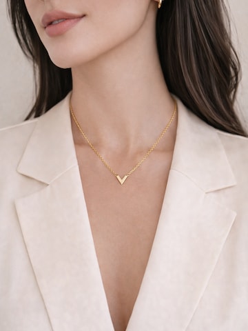 Pure Schmuck - Cadena 'Velvet' en oro: frente
