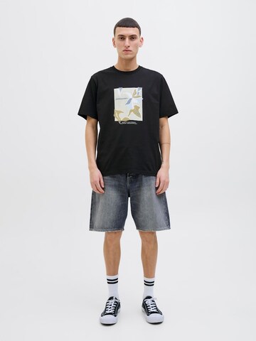 T-Shirt 'JORALMERIA' JACK & JONES en noir