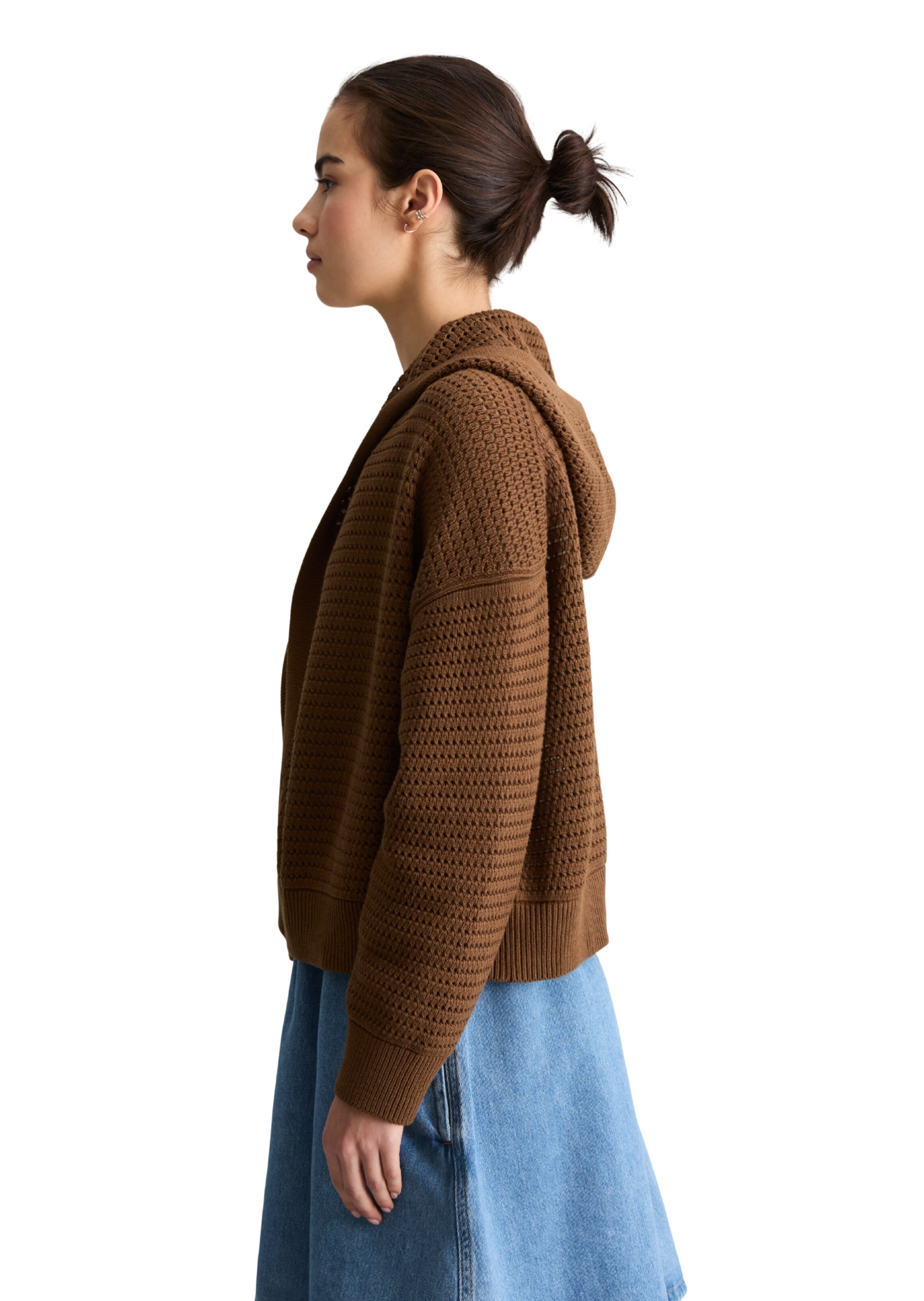 Marc O'Polo DENIM Strickjacke in Braun