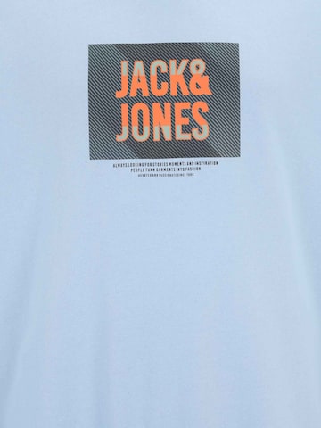 Jack & Jones Plus Sweatshirt 'JJHudson' i blå