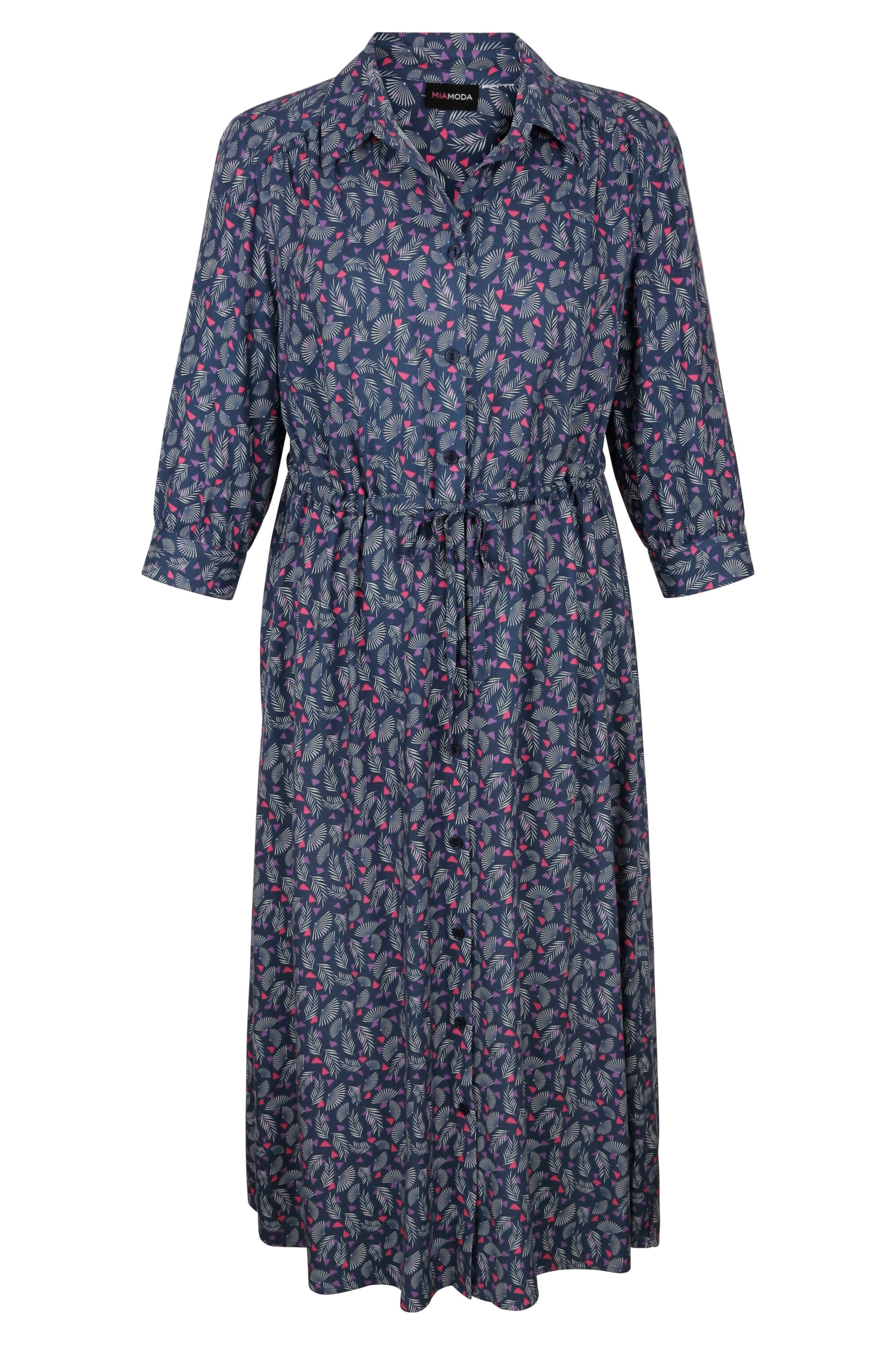 Robe chemise MIAMODA en Bleu Fonce ABOUT YOU