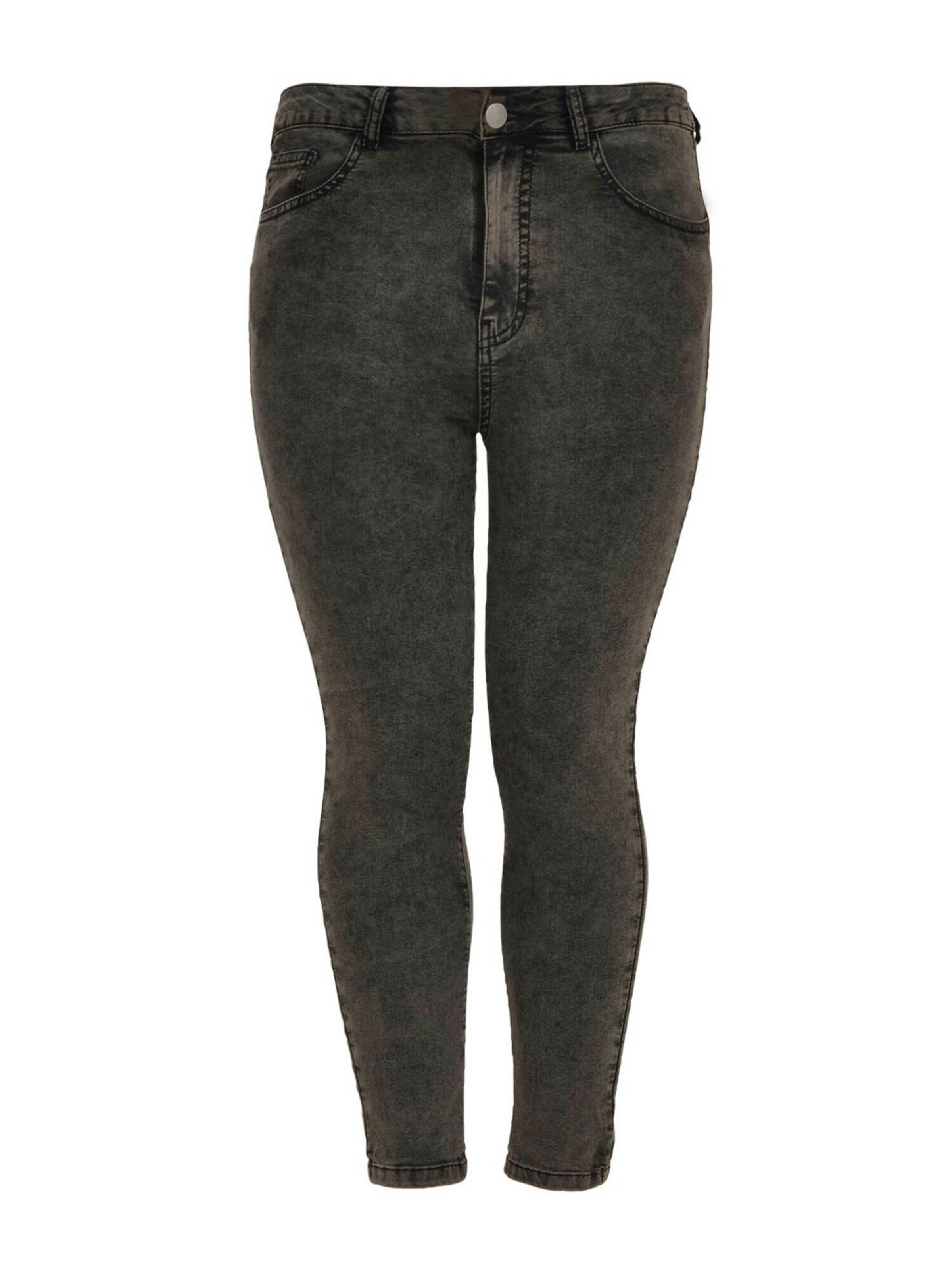 YOEK Skinny Jeans 'VERA' in Grey: front