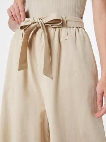 Samsøe Samsøe Wide leg Pants 'Milani' in Brown