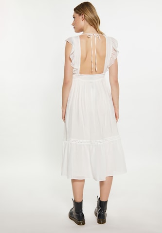 Robe d’été DreiMaster Vintage en blanc