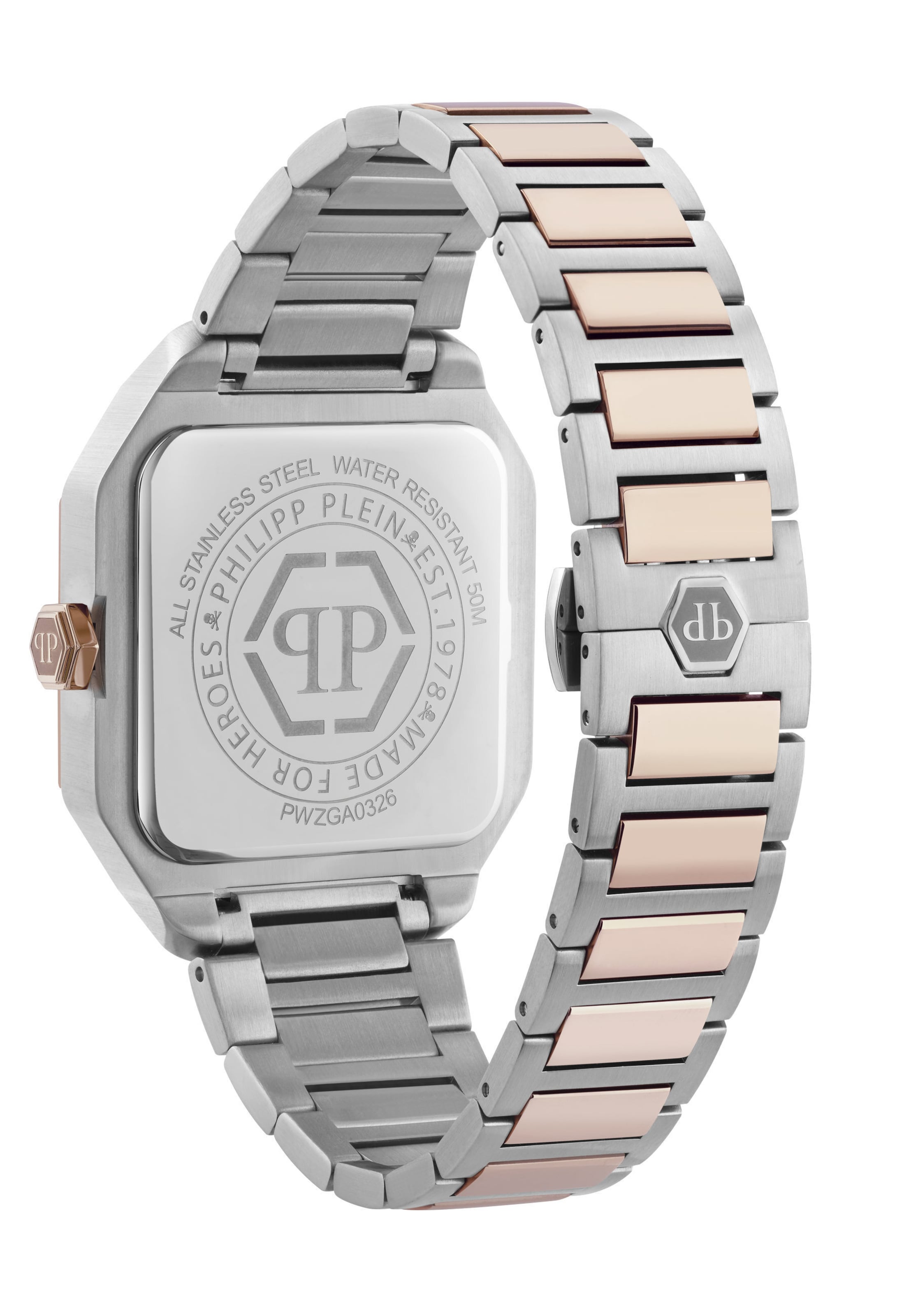 Philipp Plein Analog watch 'PLEIN EDGE' in Silver