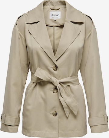 ONLY Between-Seasons Coat 'Line' in Beige: front