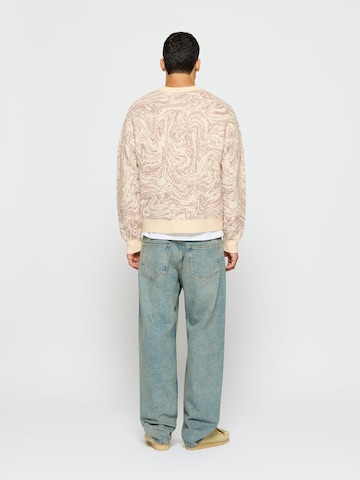 Burocs Pullover 'Knit Swirl'‌‌‌‌‌‌‌‌ in Beige