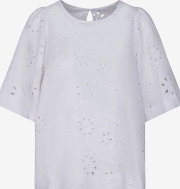 SEIDENSTICKER Bluse 'Schwarze Rose' in Weiß: Vorderseite