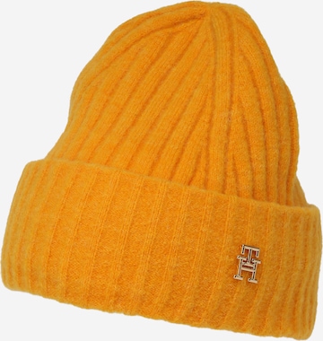 TOMMY HILFIGER Beanie in Orange: front