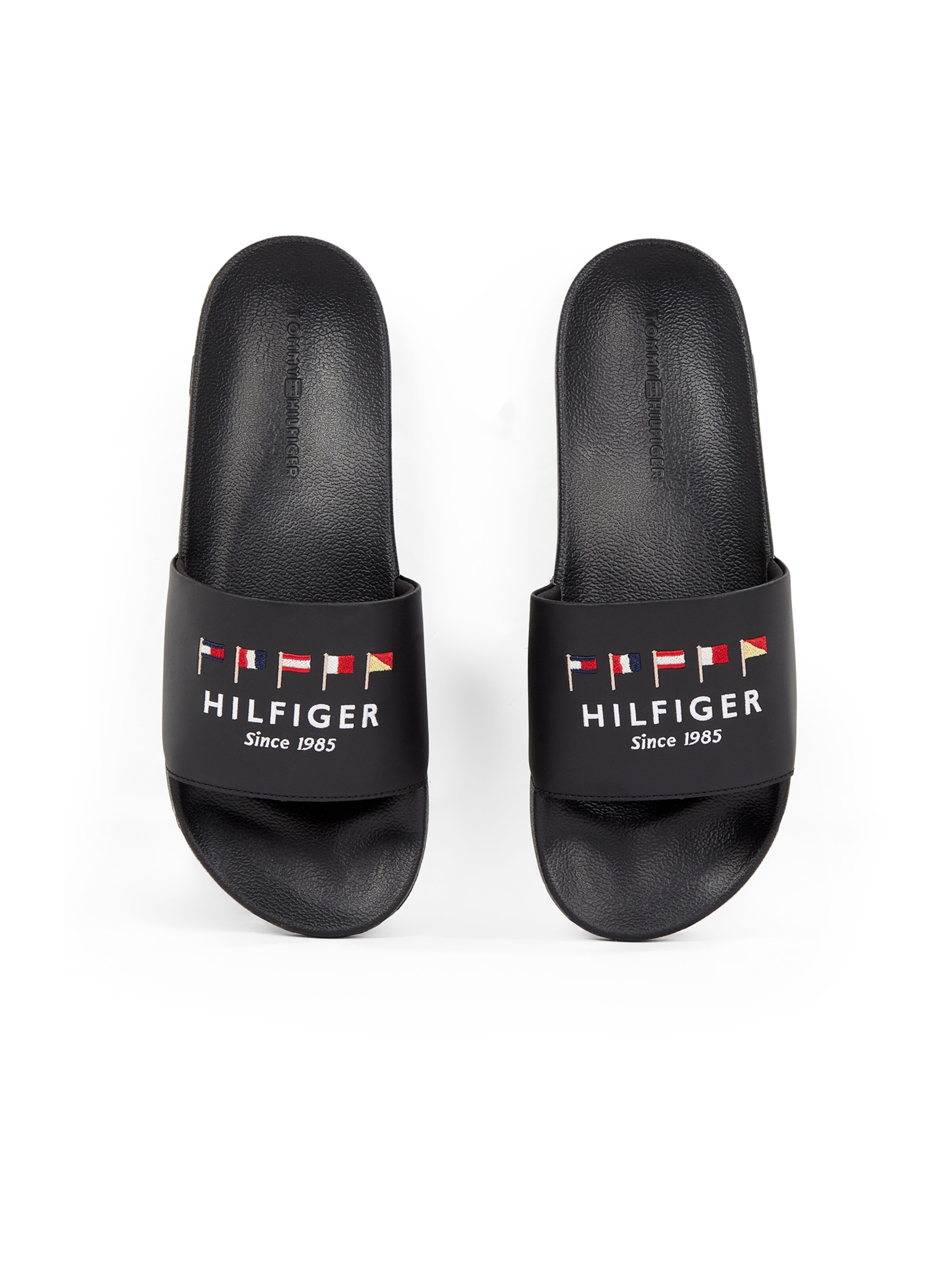 TOMMY HILFIGER Strand-/badesko i sort