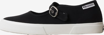 Ballerina di SUPERGA in nero: frontale