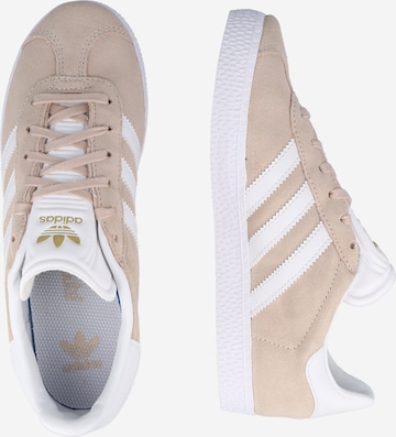 Adidas gazelle on sale beige enfant