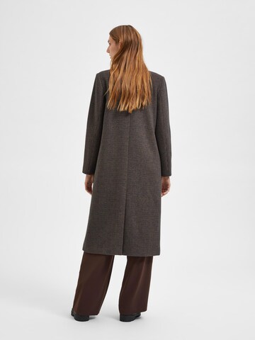 SELECTED FEMME Between-Seasons Coat 'Katrine' in Brown