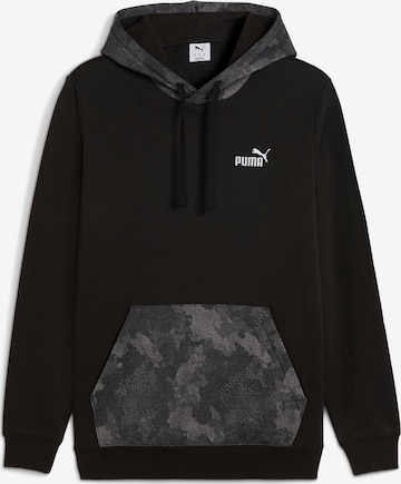 PUMA Athletic Sweatshirt in Black: front