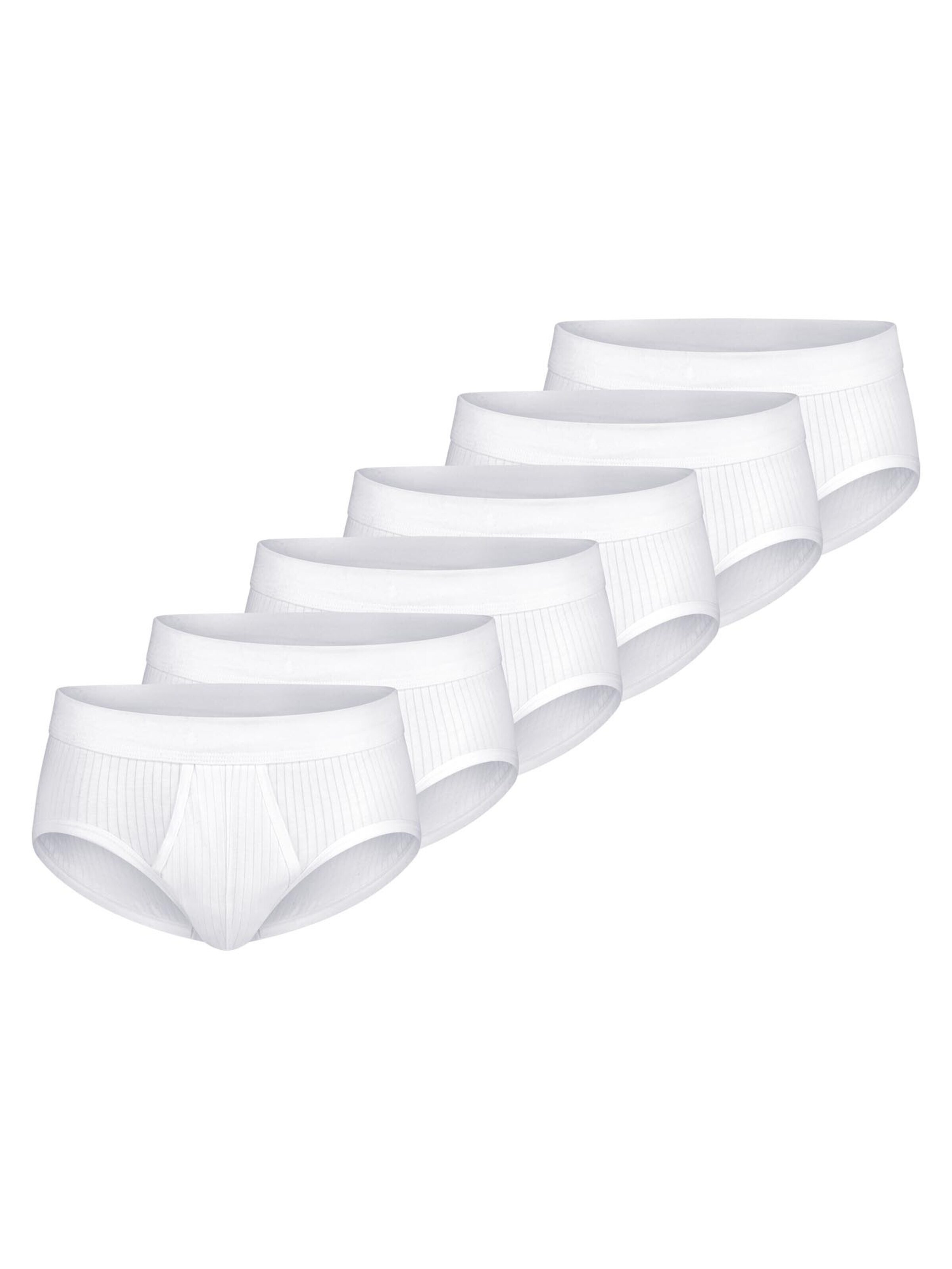 SCHIESSER Slip 'Cotton Essentials Authentic'‌ in Weiß: Vorderseite