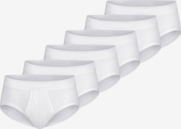 SCHIESSER Slip 'Cotton Essentials Authentic' in Weiß: Vorderseite