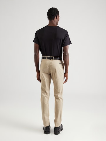 Calvin Klein Slimfit Lærredsbukser i grå