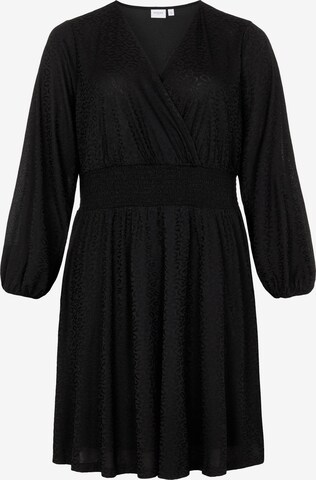 Vila Curve Kleid 'Stevia' in Schwarz: predná strana