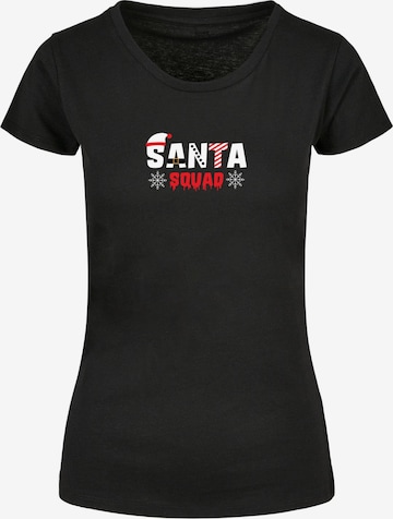 T-shirt 'Santa Squad' Merchcode en noir : devant