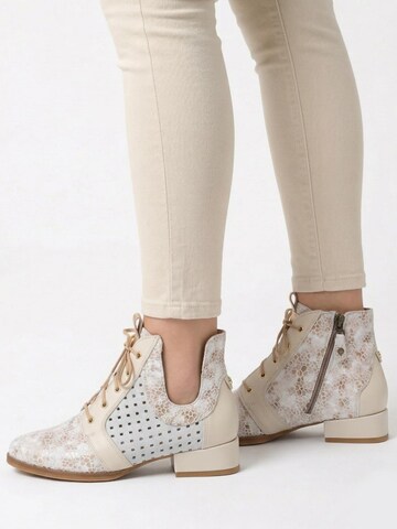 Maciejka Schnürstiefelette '05541-22/00-5'‌‌‌‌‌ in Beige