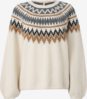 Pulover 'ONLREYKJA' de la ONLY pe bej: față